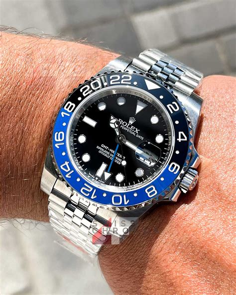 rolex gmt master 2 batman weight|rolex batman cost.